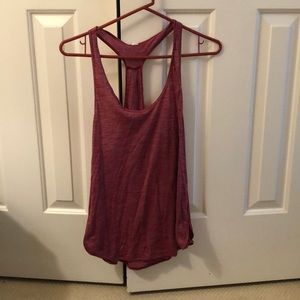 Pink lululemon tank